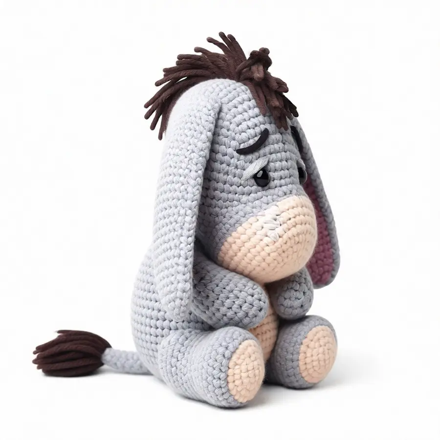 Eeyore amigurumi right angle